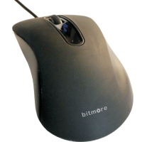 Mouse Bitmore M200 Black (Optical/Wired/USB)